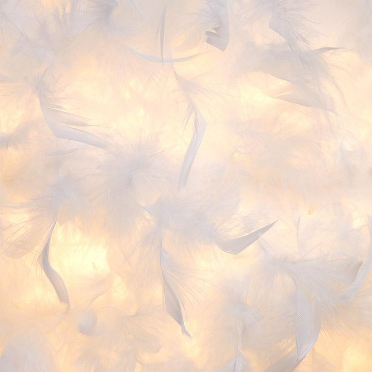 Plume Feather Ball 40cm Ceiling Pendant, Brass – image 7