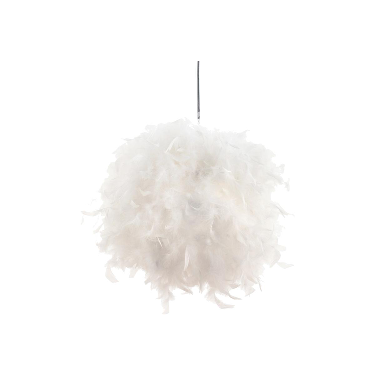 Plume Feather Ball 40cm Ceiling Pendant, Brass – image 1