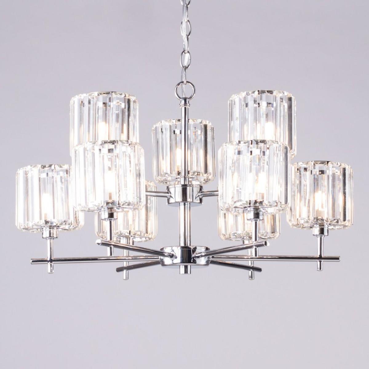 Shirley Bathroom Chandelier, Chrome – image 3