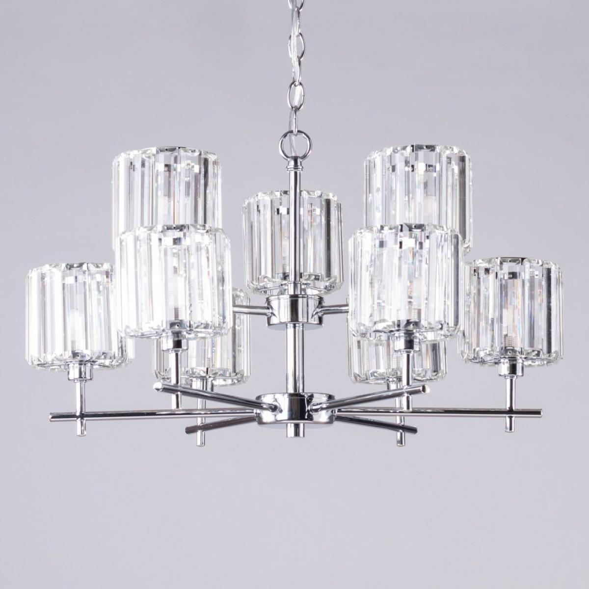 Shirley Bathroom Chandelier, Chrome – image 4