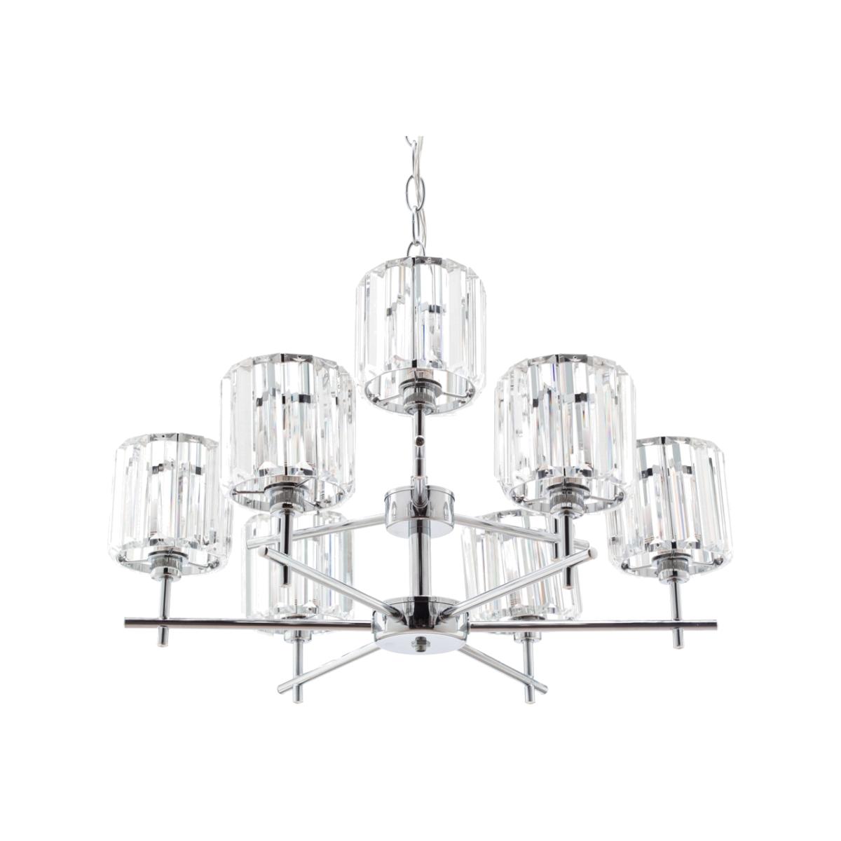 Shirley Bathroom Chandelier, Chrome – image 1