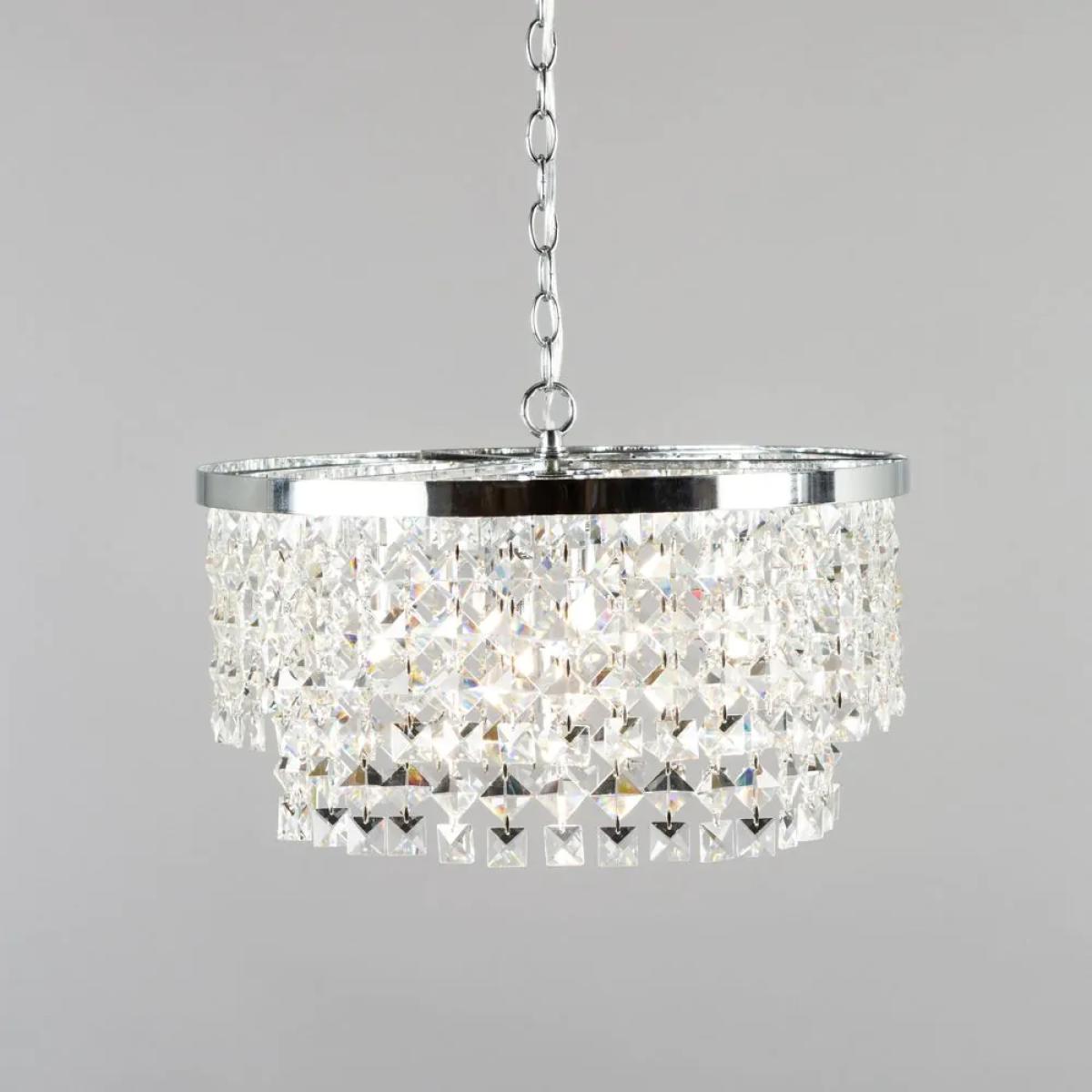 Elder Pendant Ceiling Light, Chrome – image 3