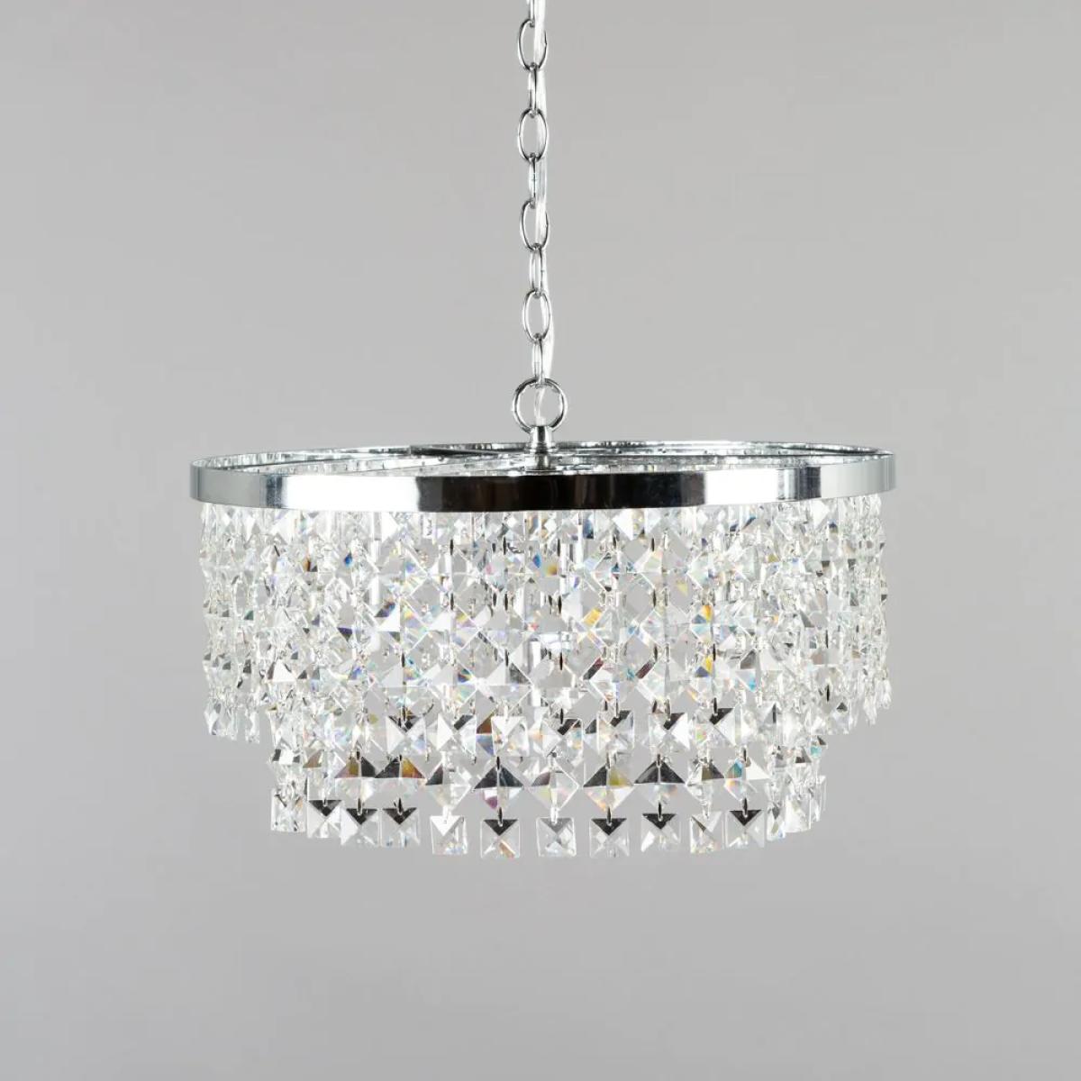 Elder Pendant Ceiling Light, Chrome – image 4