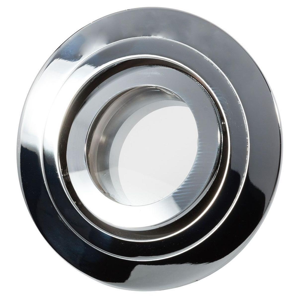 Fion Circular IP65 Tiltable Downlight, Chrome – image 6