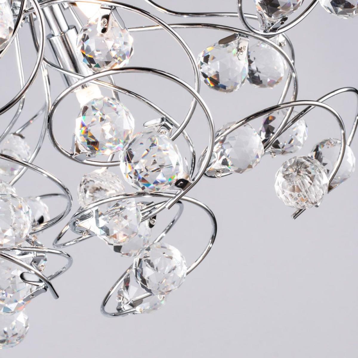 Lila Flush Ceiling Light, Chrome – image 5