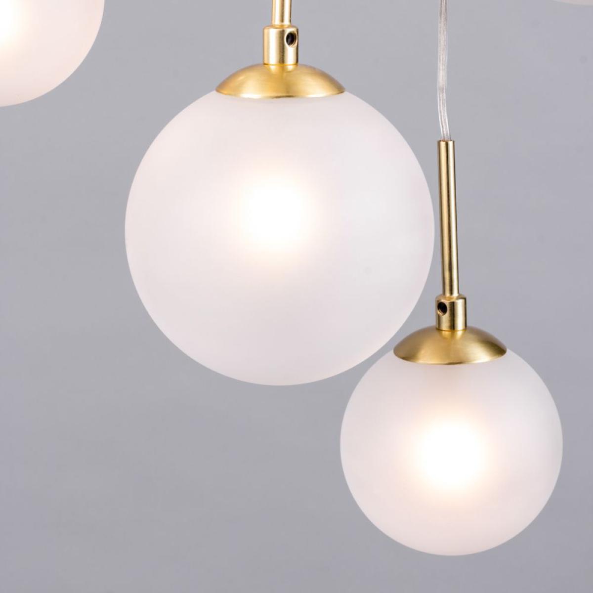 Kolding Ball Cluster Ceiling Light, Brass – image 4