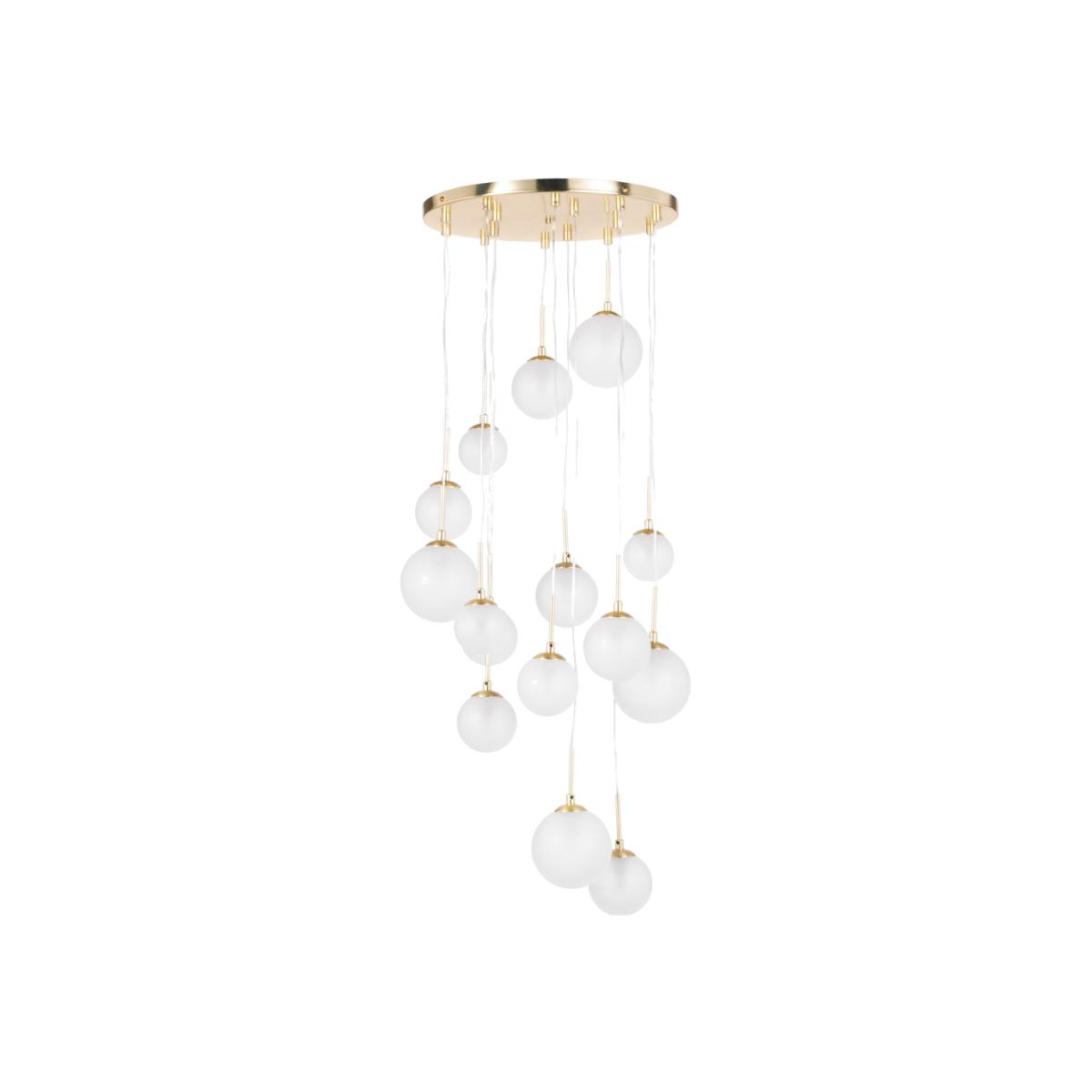Kolding Ball Cluster Ceiling Light, Brass – image 1