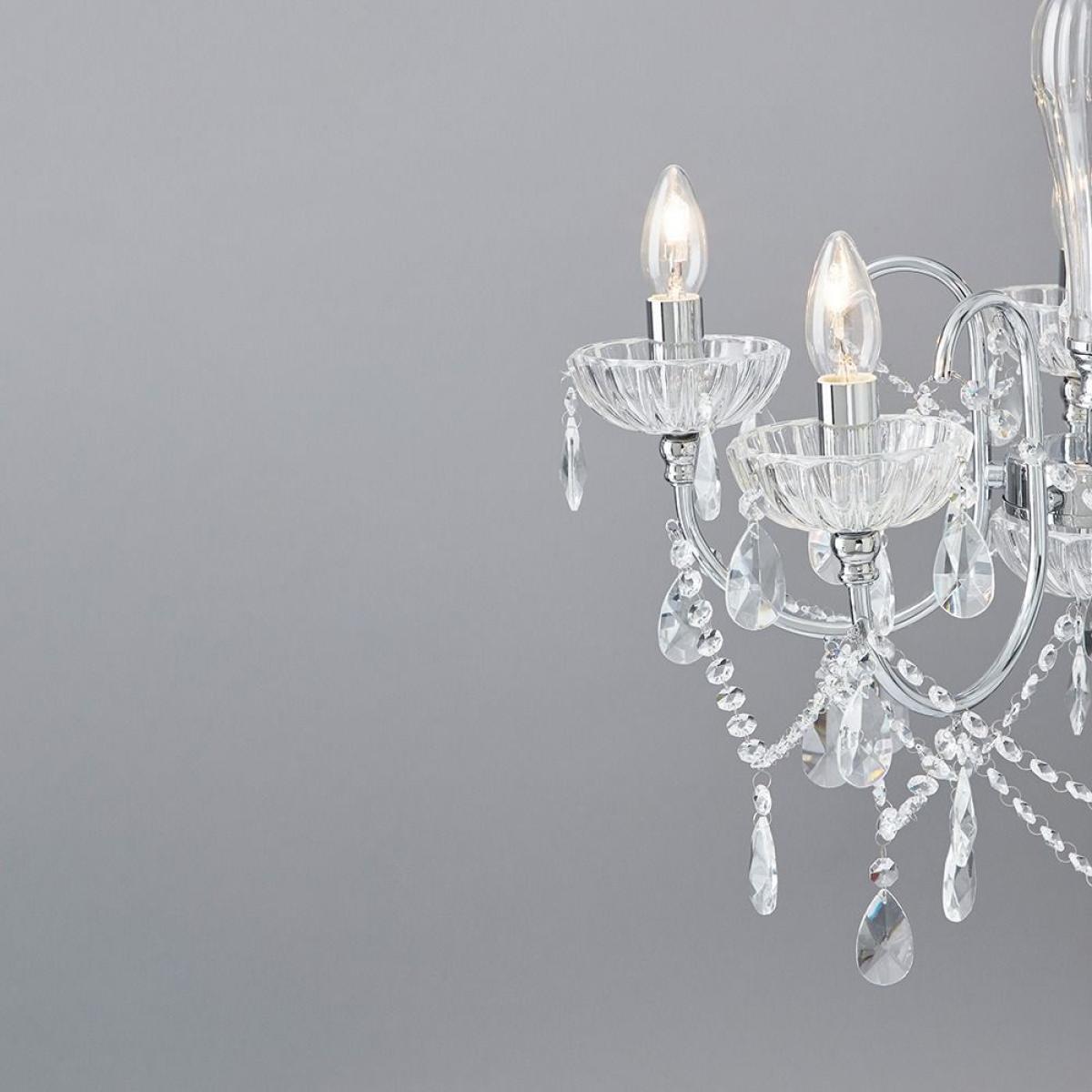 Edith Chandelier, Chrome – image 6