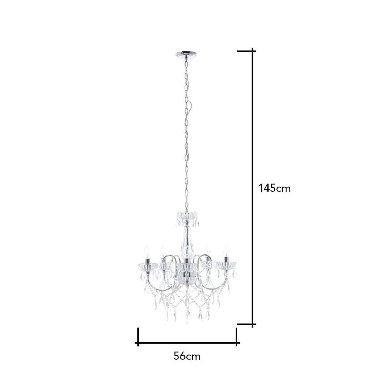 Edith Chandelier, Chrome – image 7