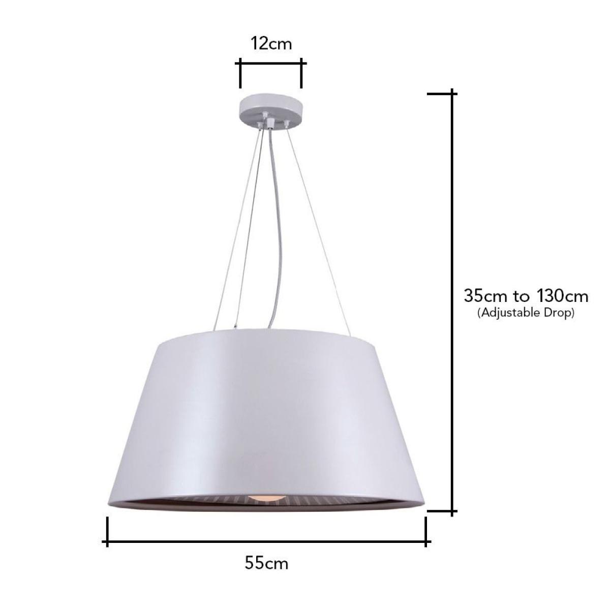 Natasha Ceiling Pendant, Grey – image 4