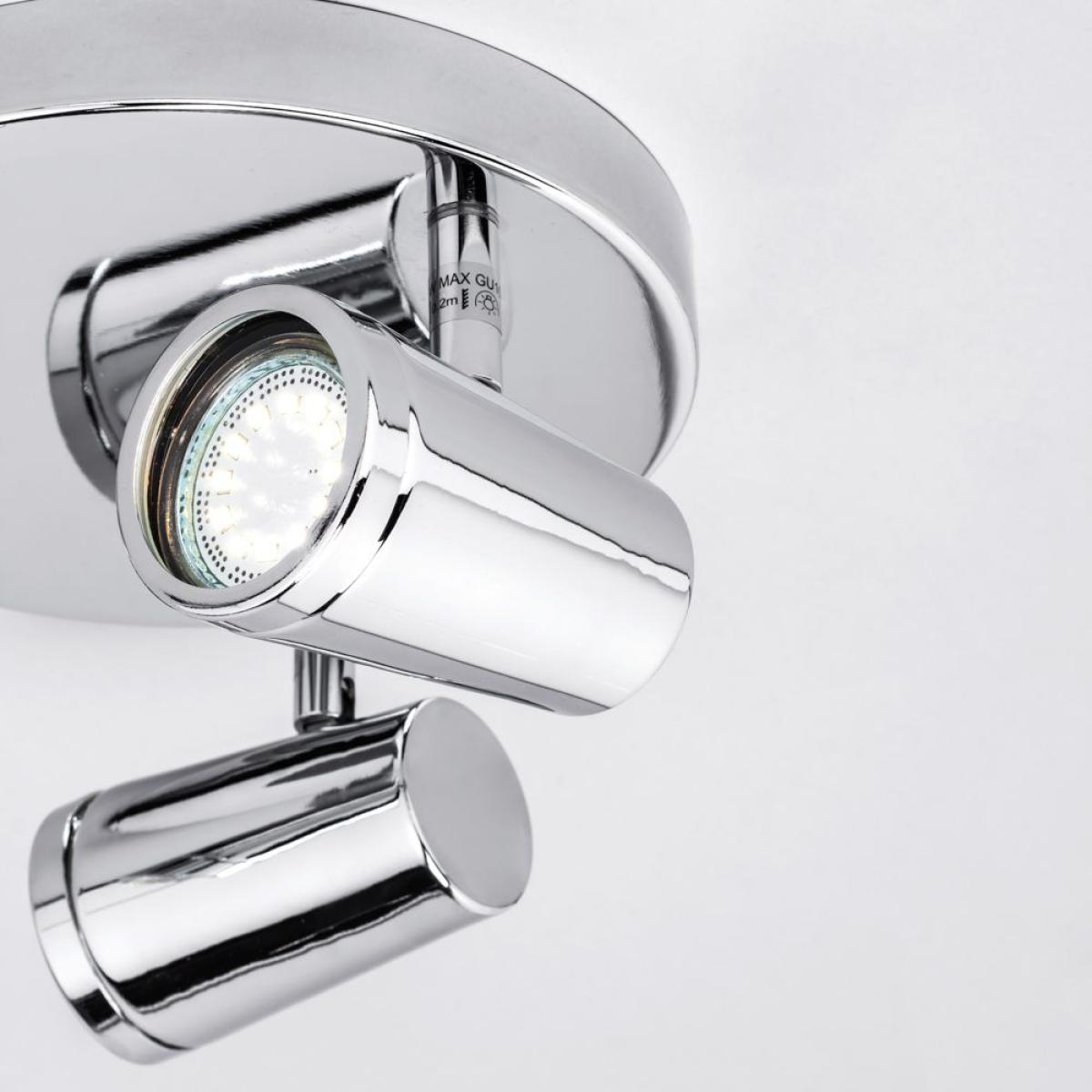 Frida Bathroom Ceiling Spotlight Plate, Chrome – image 5