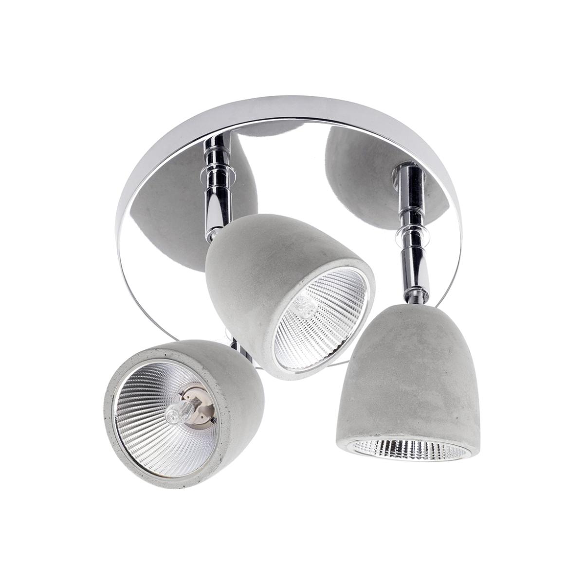 Lena Spotlight Plate, Chrome – image 1