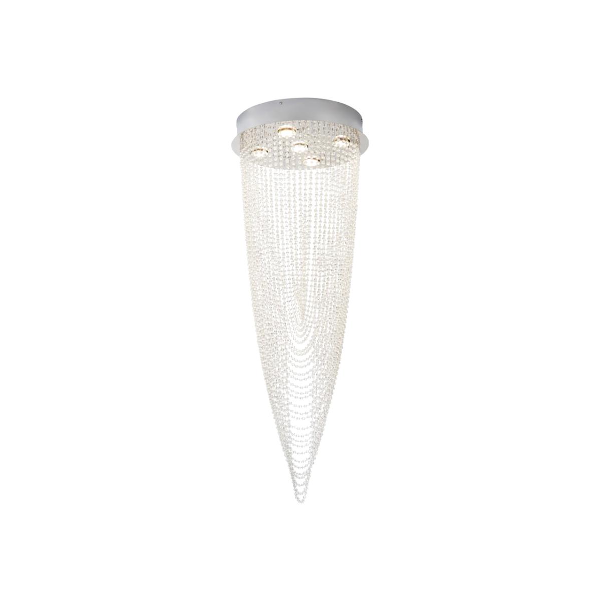 Valerie 5 Light Ceiling Light, Chrome