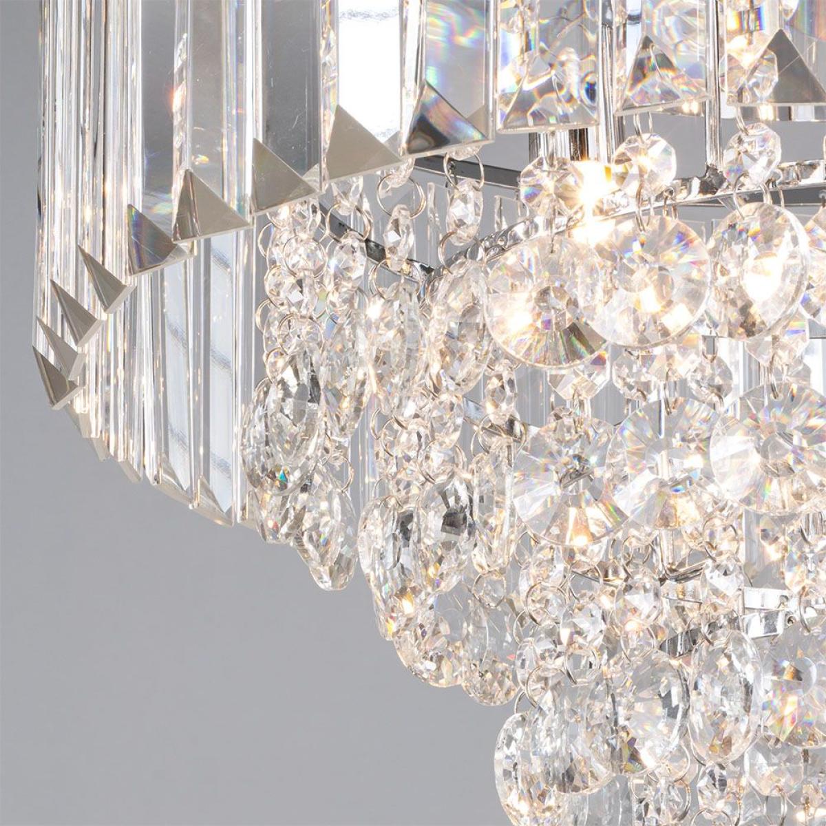 Paladina Flush Ceiling Light, Chrome – image 5