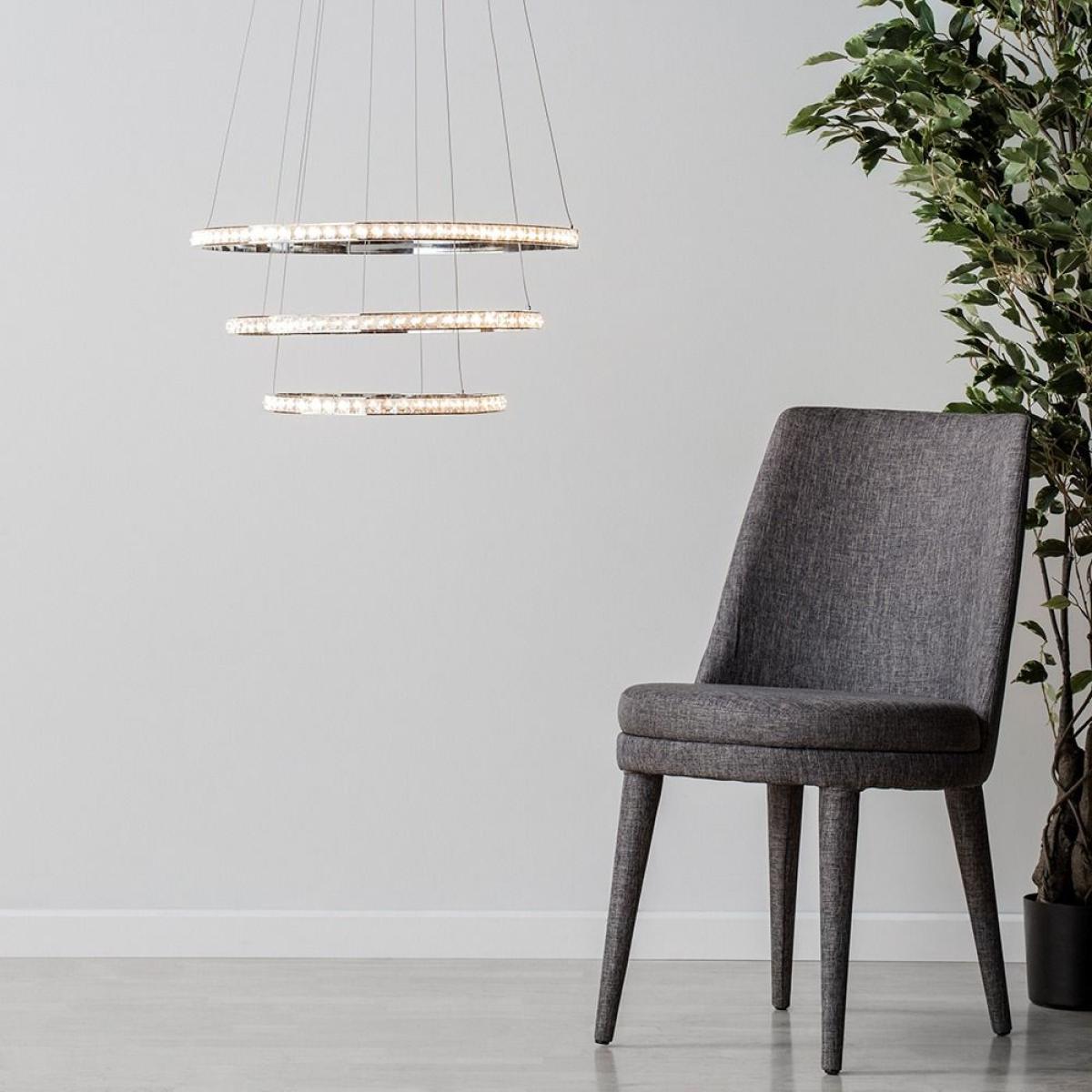 Comet Pendant, Chrome – image 4