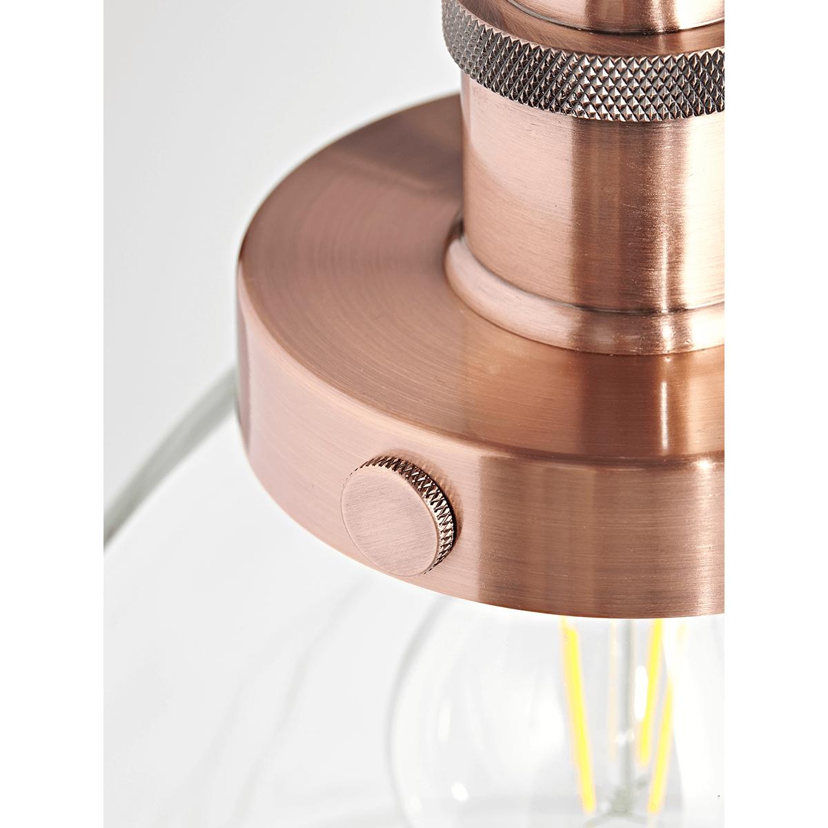 Domed Glass Pendant - Copper – image 2