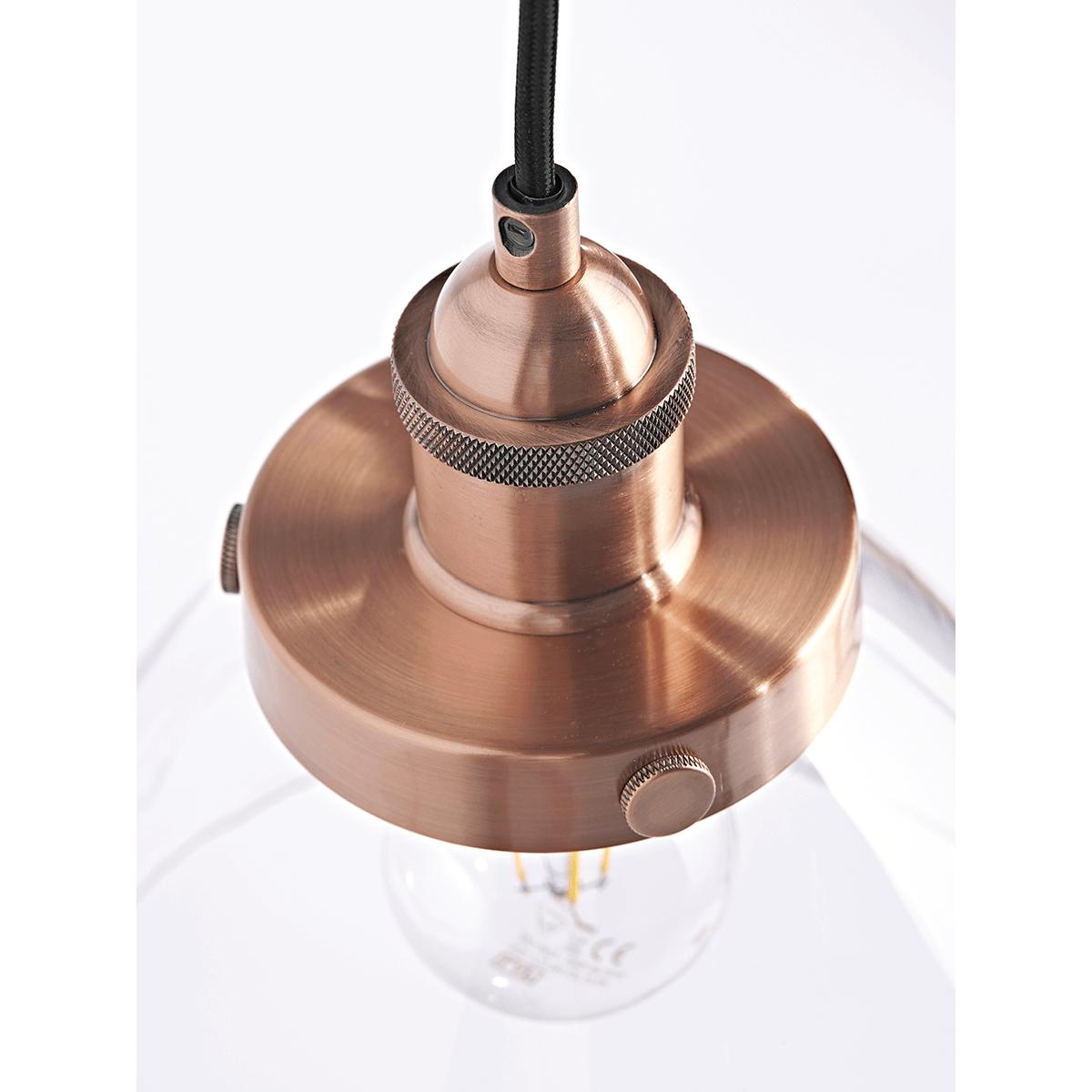 Domed Glass Pendant - Copper – image 3