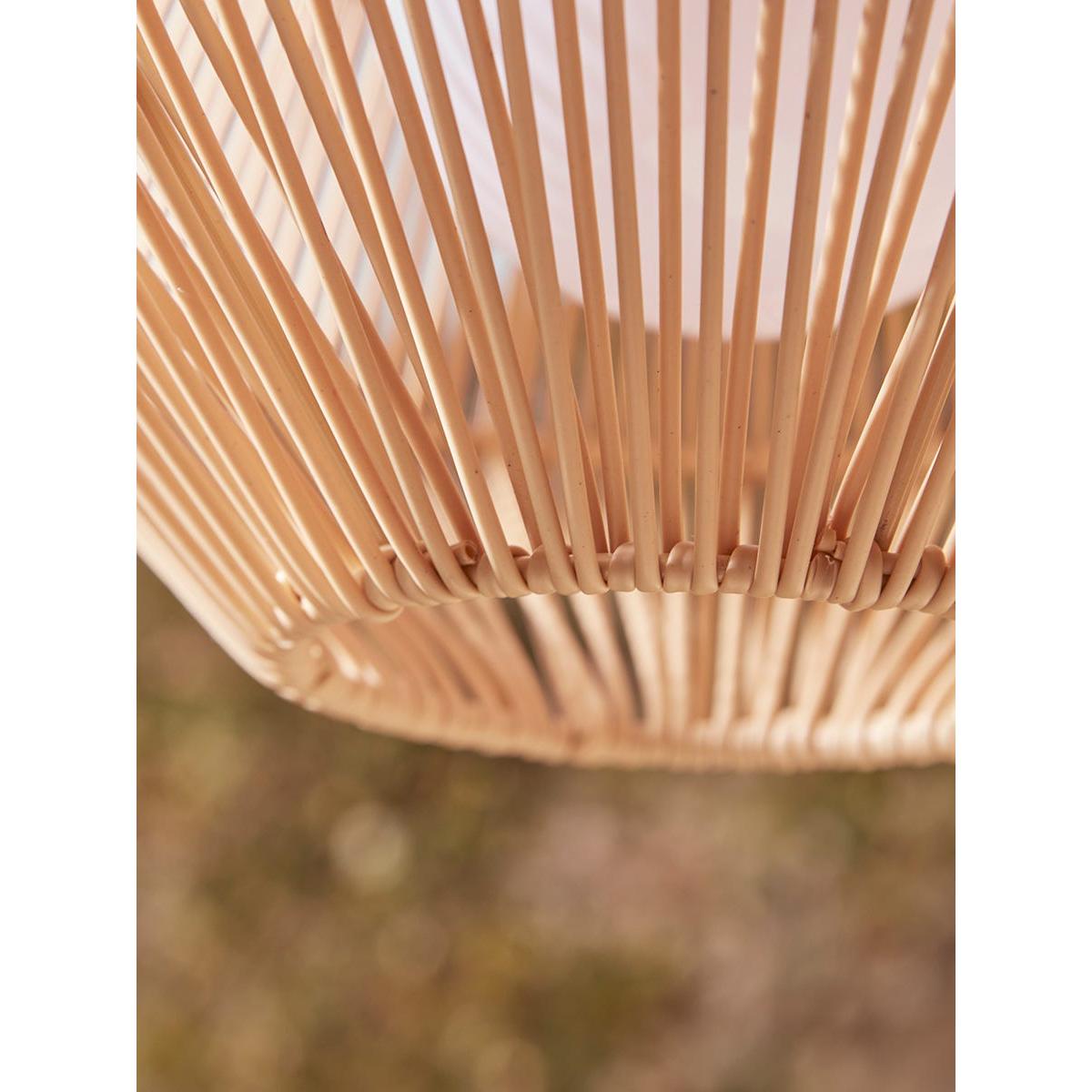 Outdoor LED Tapered Rattan Pendant – image 4