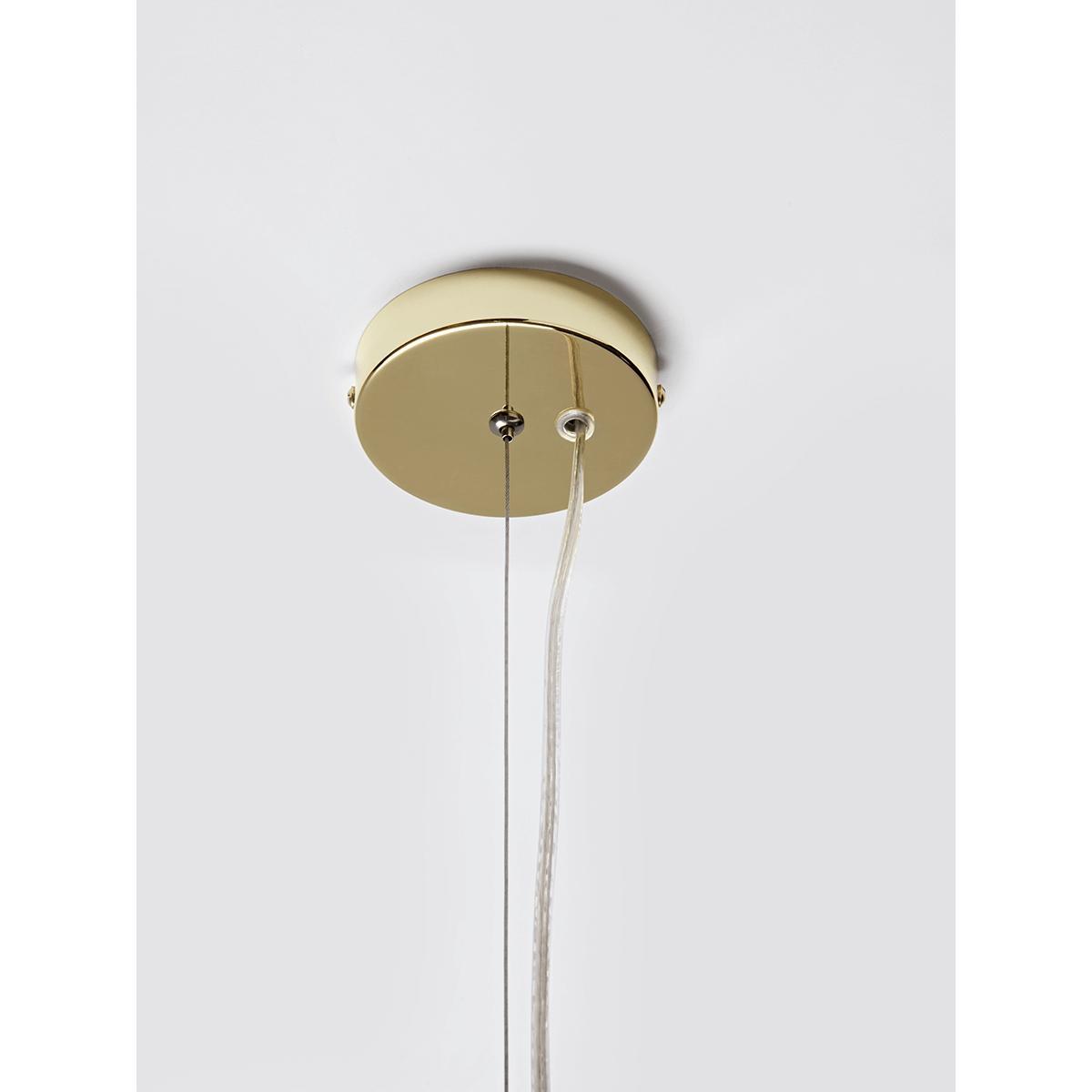 Embossed Glass Pendant - Blush – image 5
