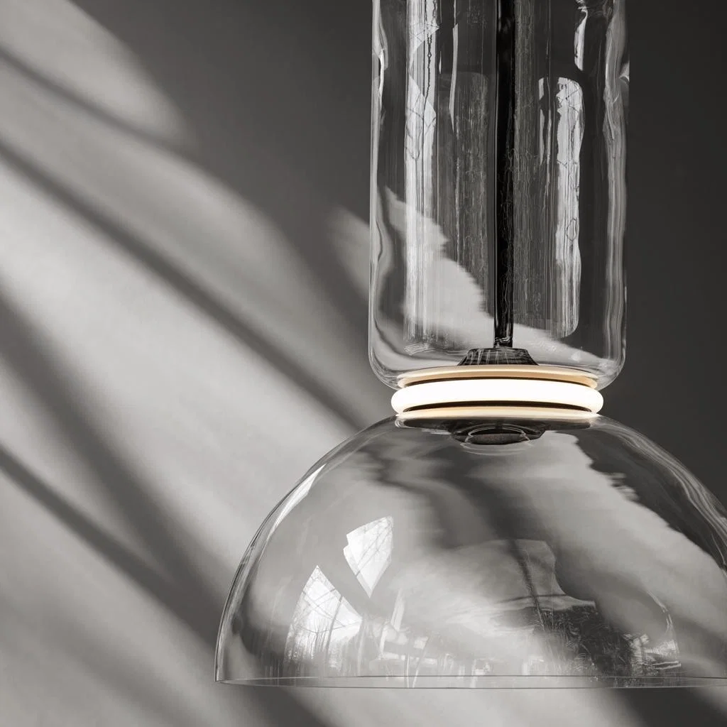 Noctambule S4 Low Cylinder & Bowl Pendant Light – image 3
