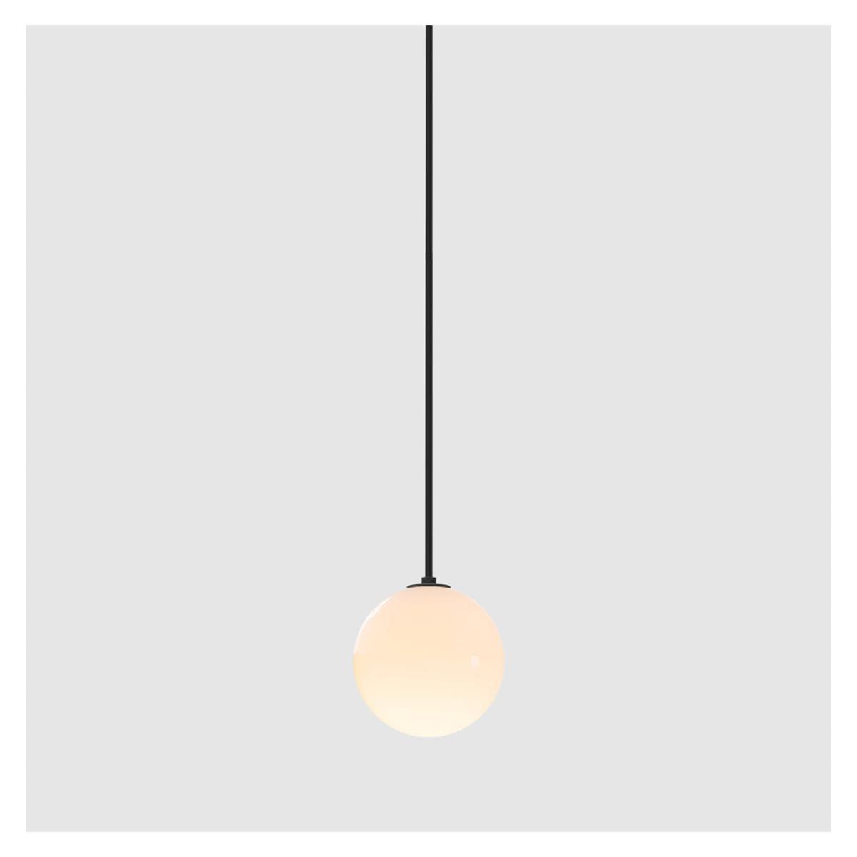 Laurent 10 Suspension Light Black Wire 1 Sphere