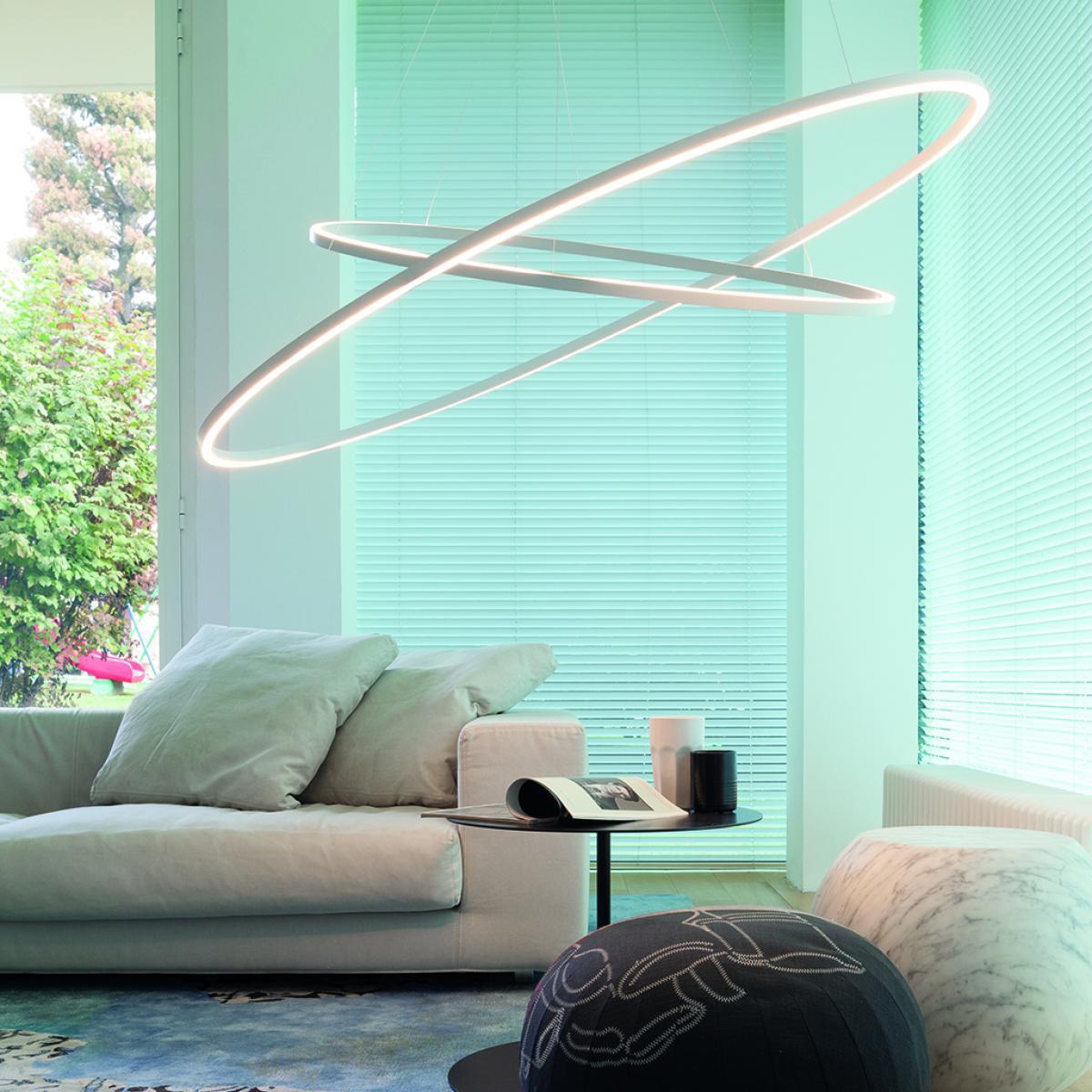 Elisse Double Pendant Light in White – image 4