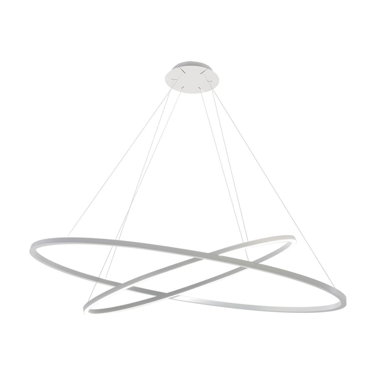 Elisse Double Pendant Light in White – image 1
