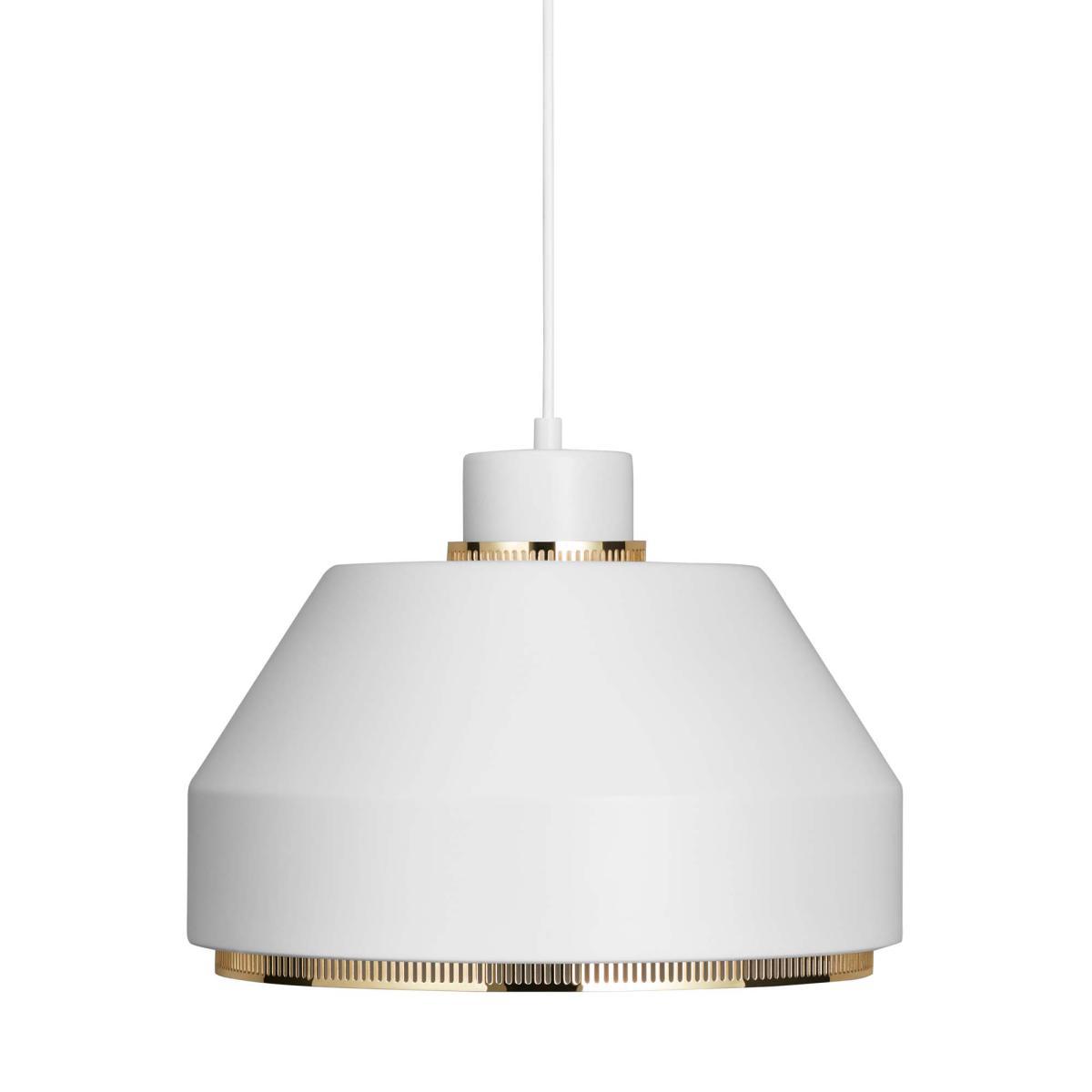 AMA 500 Pendant Light in White & Brass – image 2
