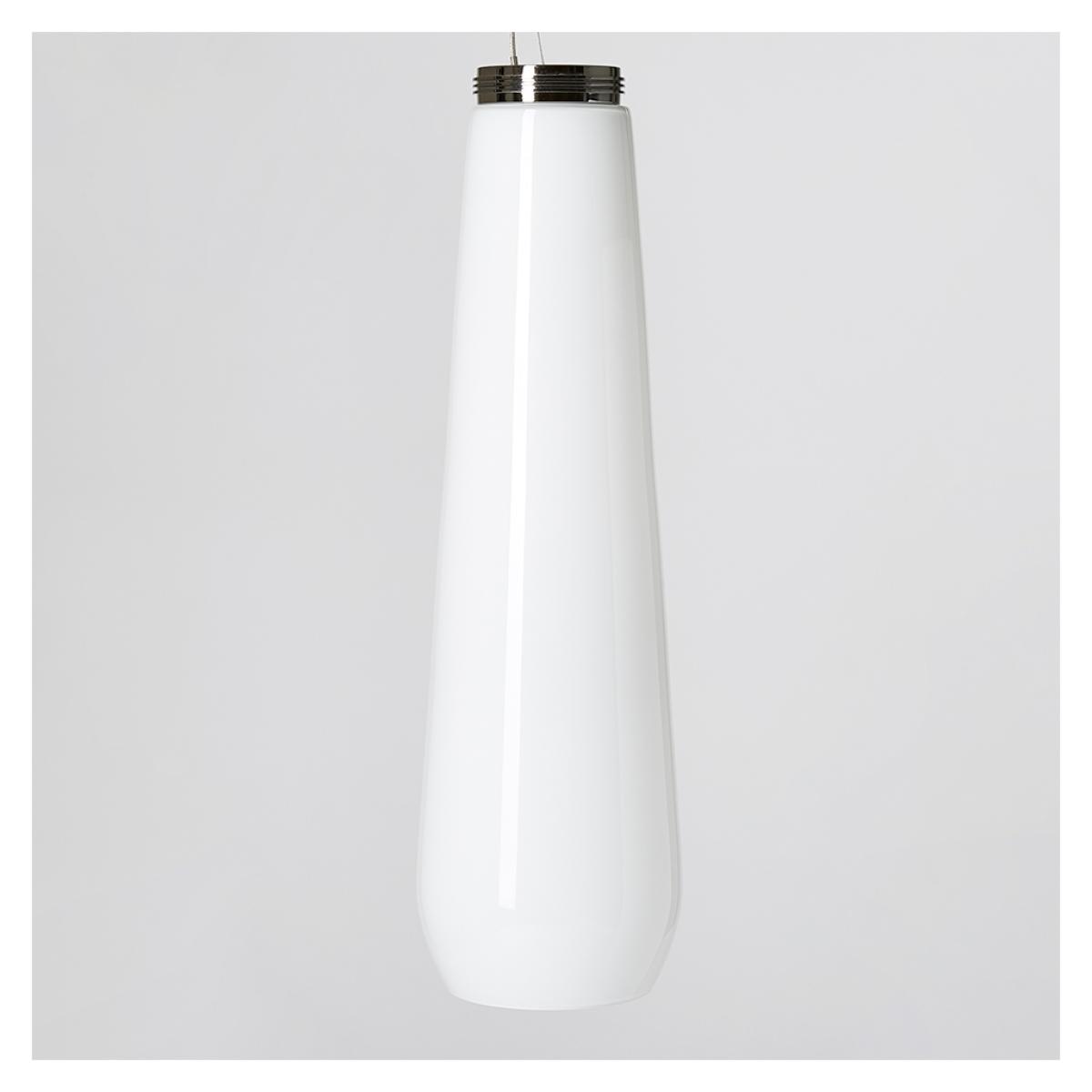 Glass Drop Pendant White By Foscarini