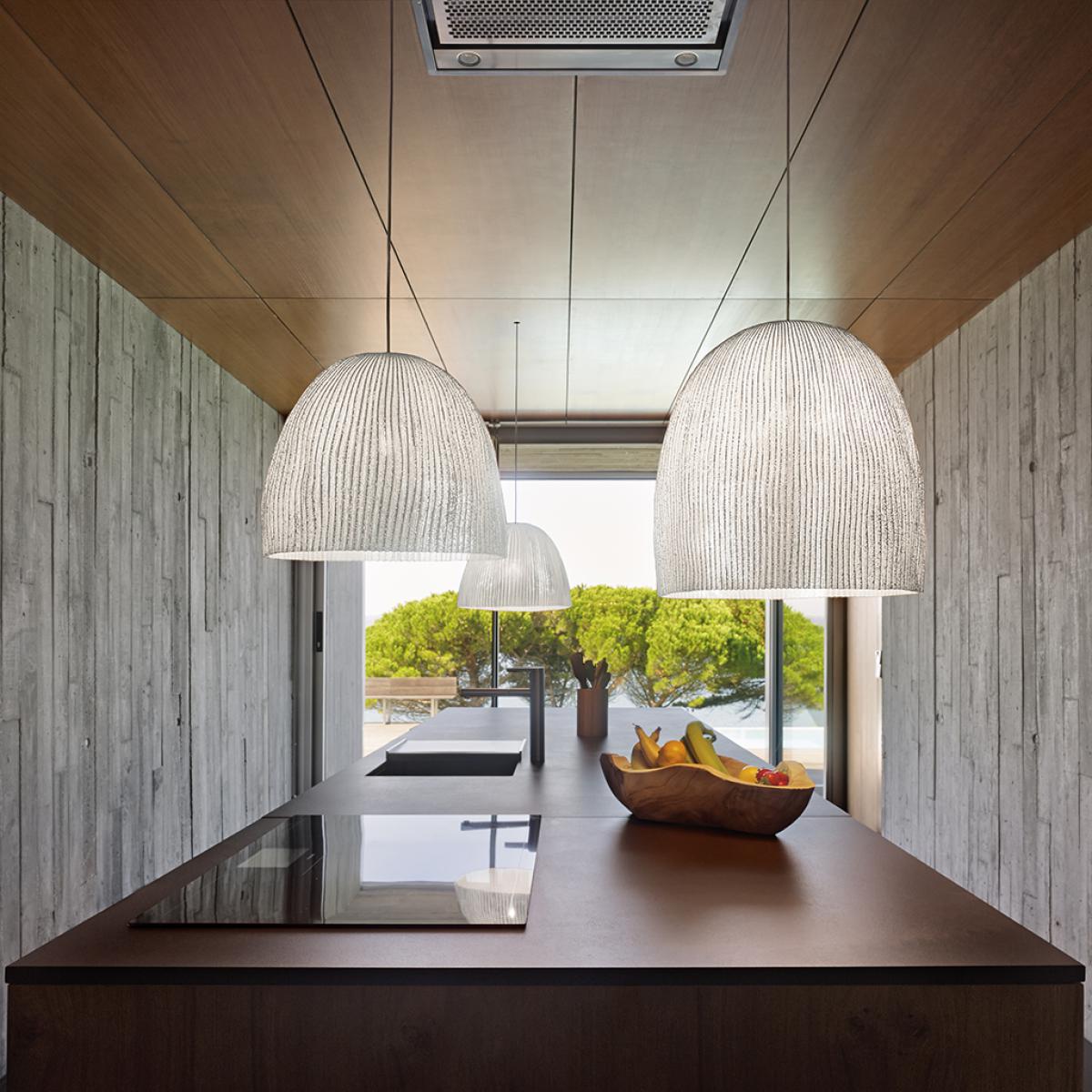 Large Onn Pendant Light in White – image 5