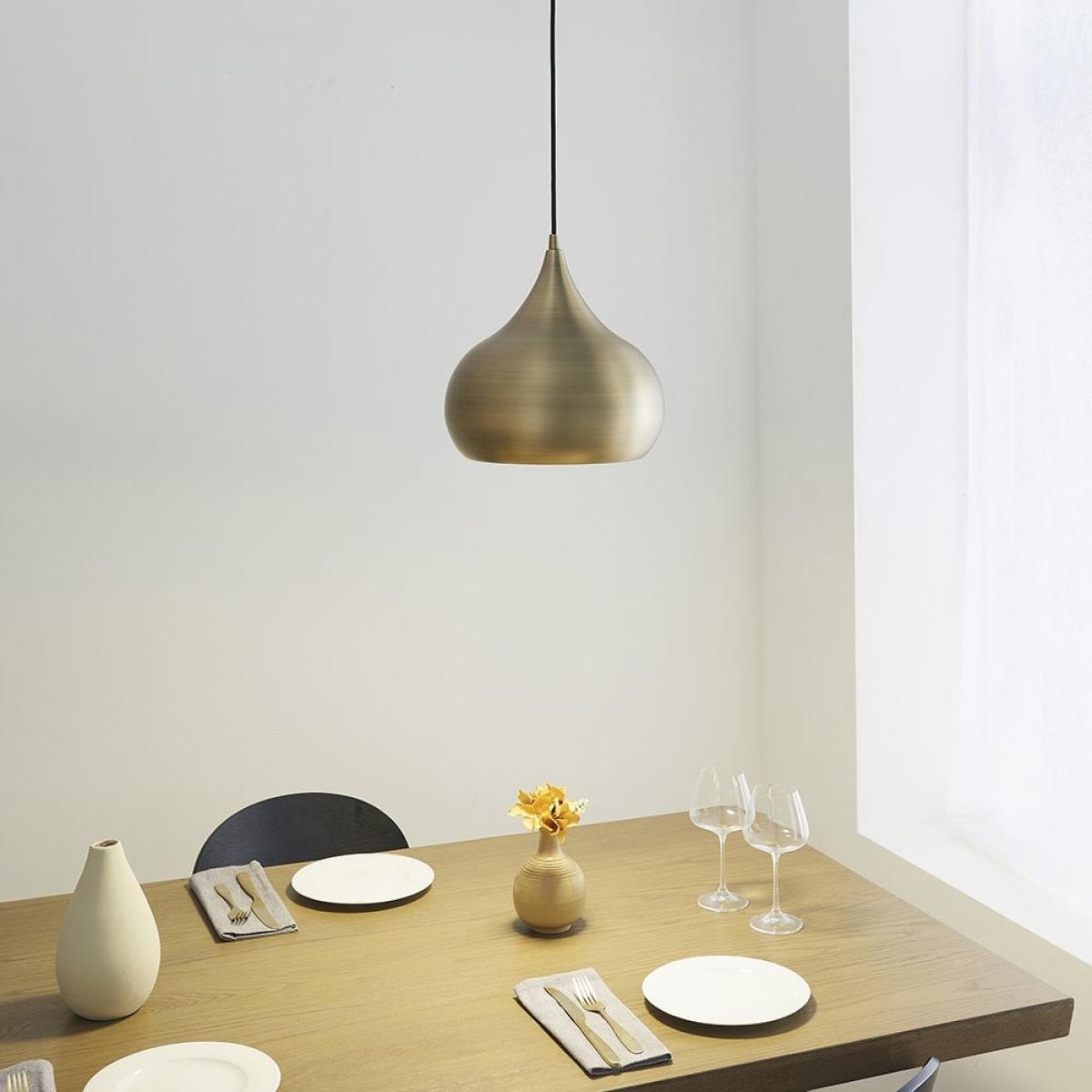 £14  Off  Brosnan Pendant Light, Brushed Brass – image 2