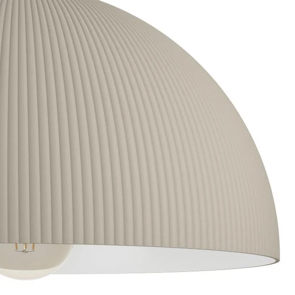 EGLO Gaetano Ribbed Adjustable Pendant Light – image 2