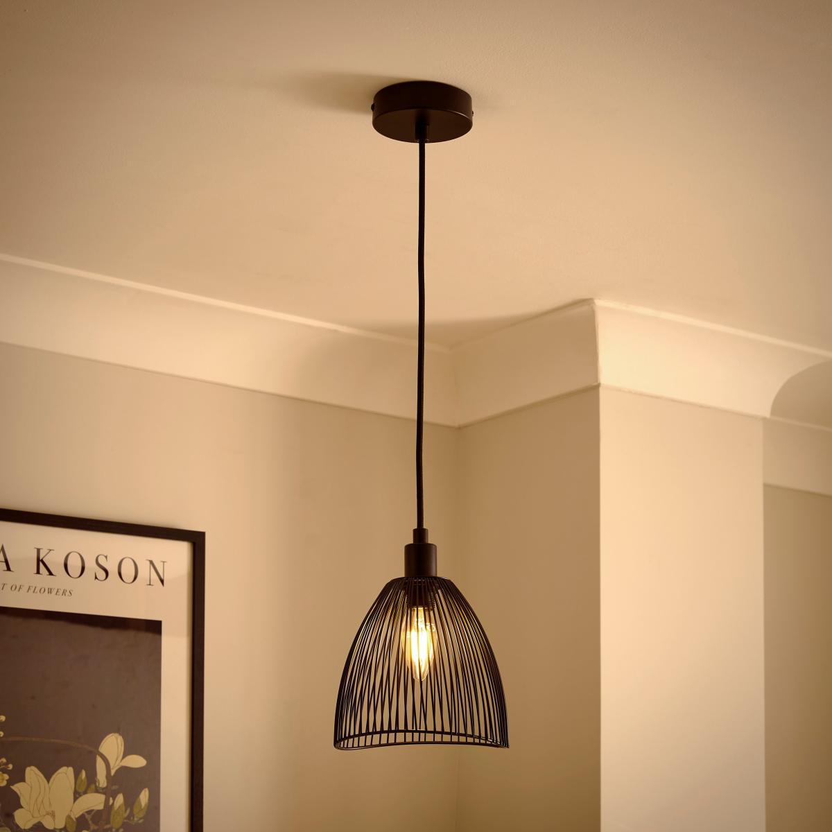 Jaula Mini Adjustable Pendant Light Black – image 2