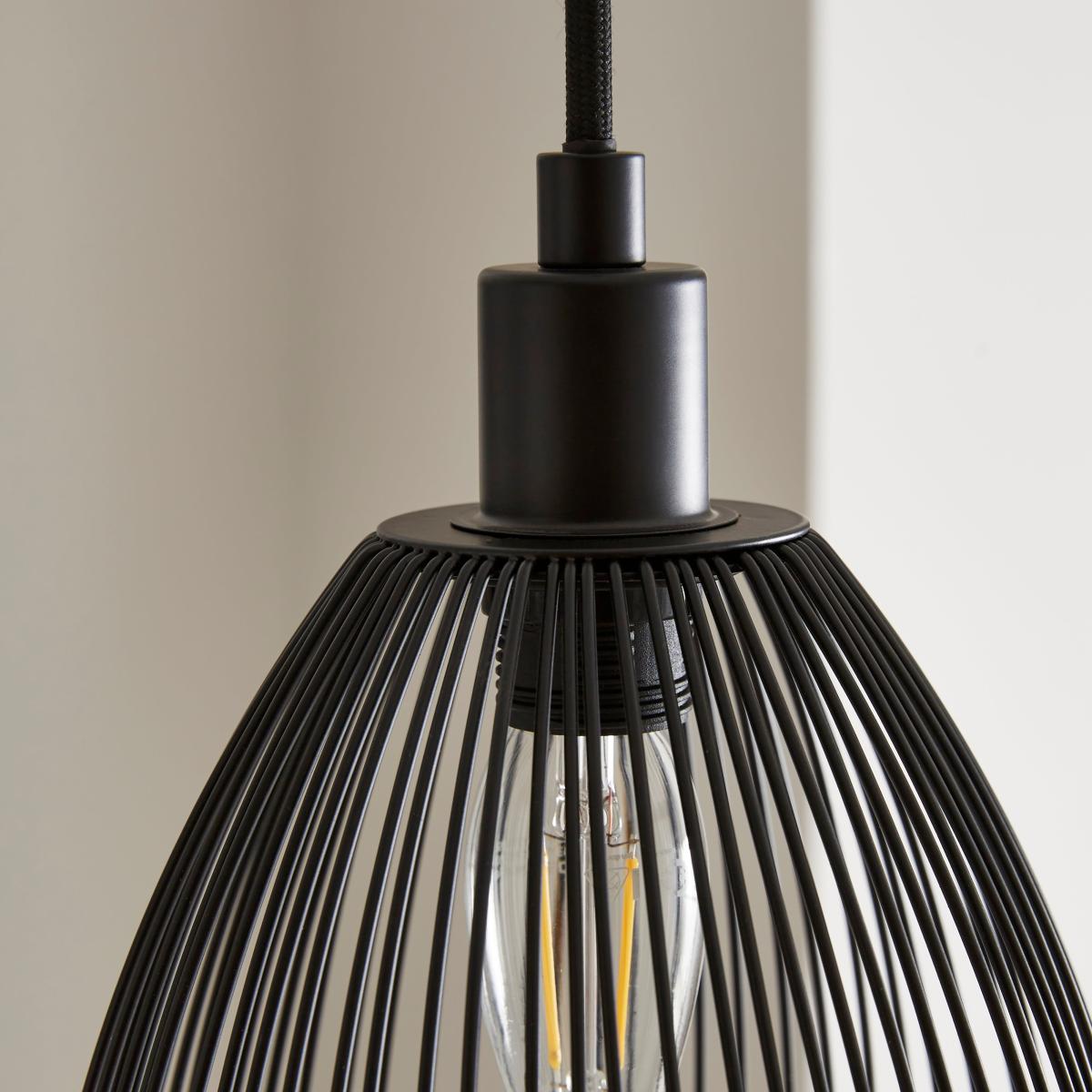 Jaula Mini Adjustable Pendant Light Black – image 4