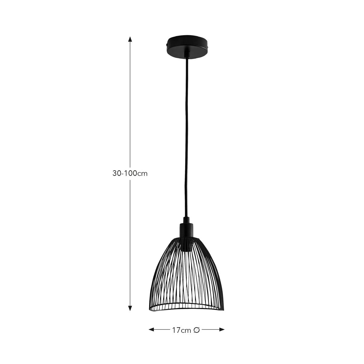 Jaula Mini Adjustable Pendant Light Black – image 6