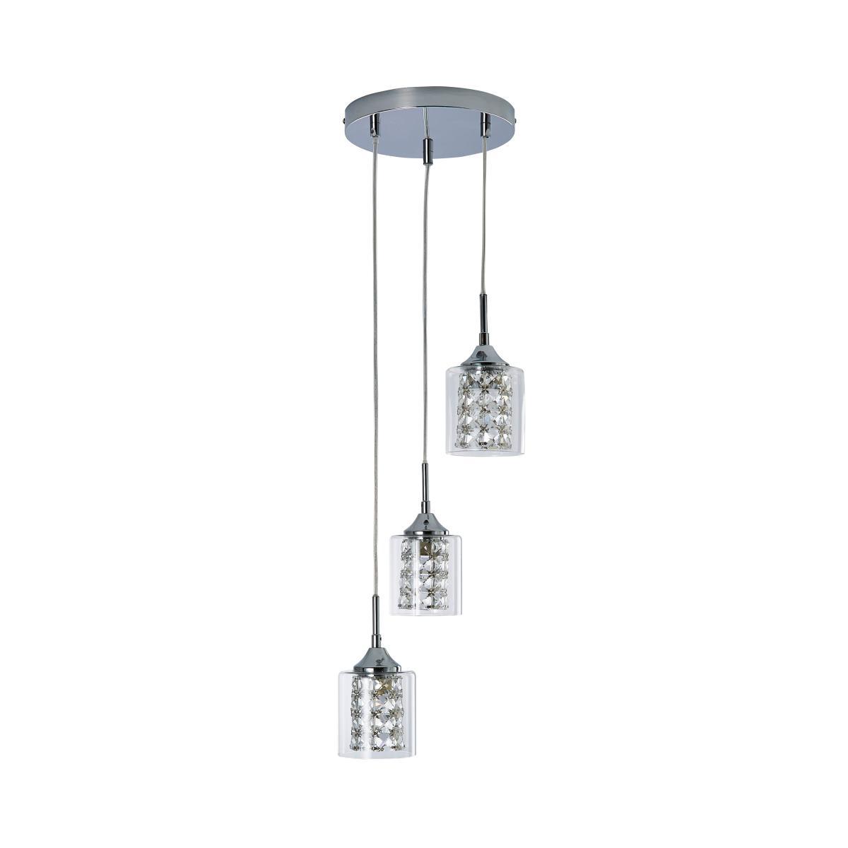 Frankie 3 Light Cluster Ceiling Fitting Chrome – image 4