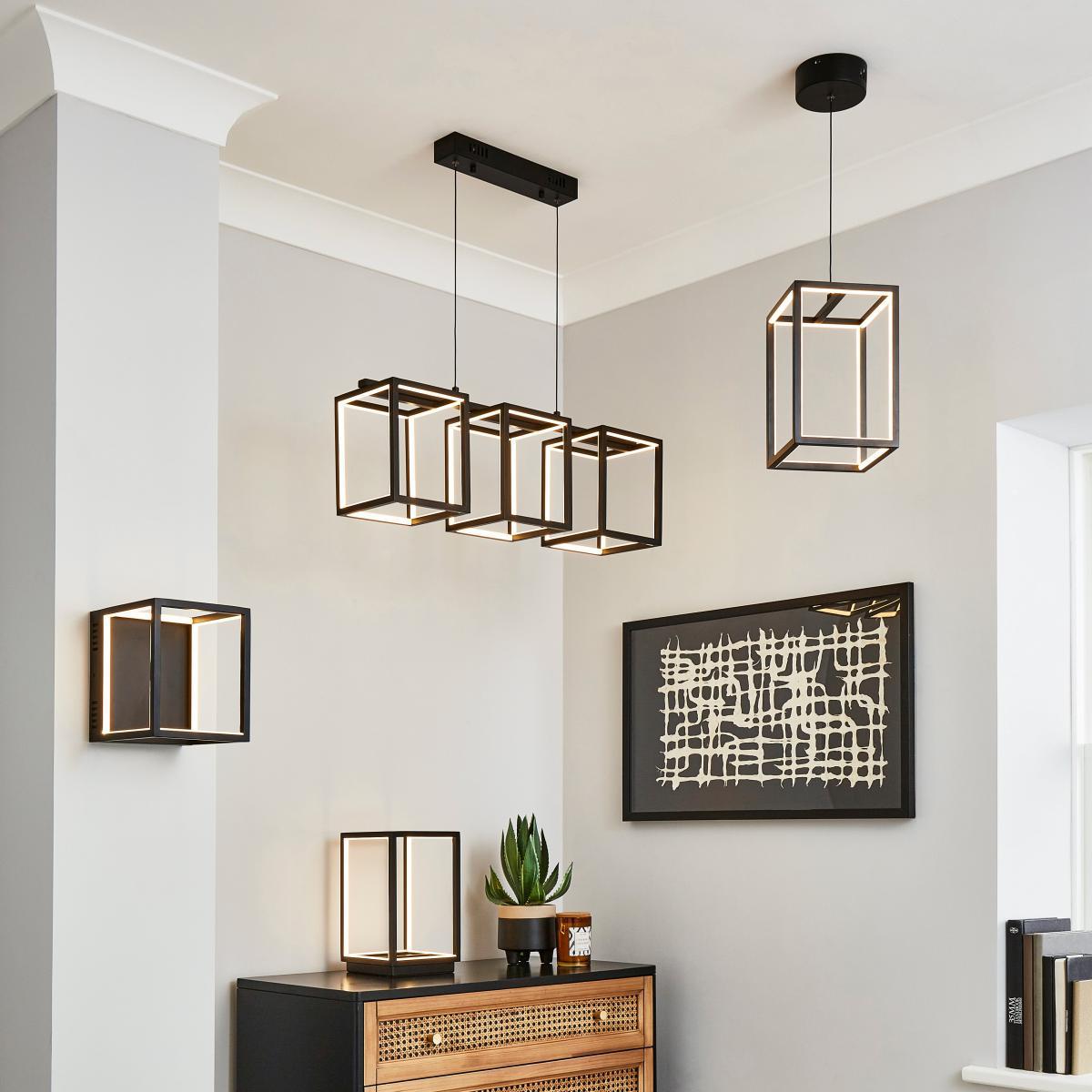 Depere 1 Light Black Ceiling Fitting Black – image 6