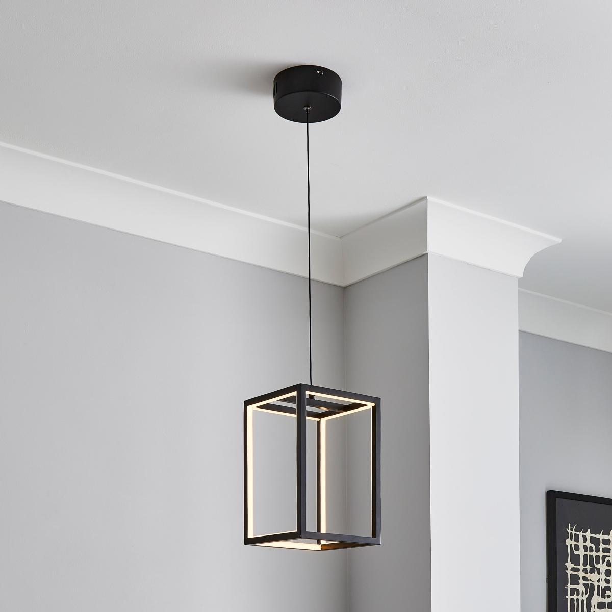 Depere 1 Light Black Ceiling Fitting Black – image 1