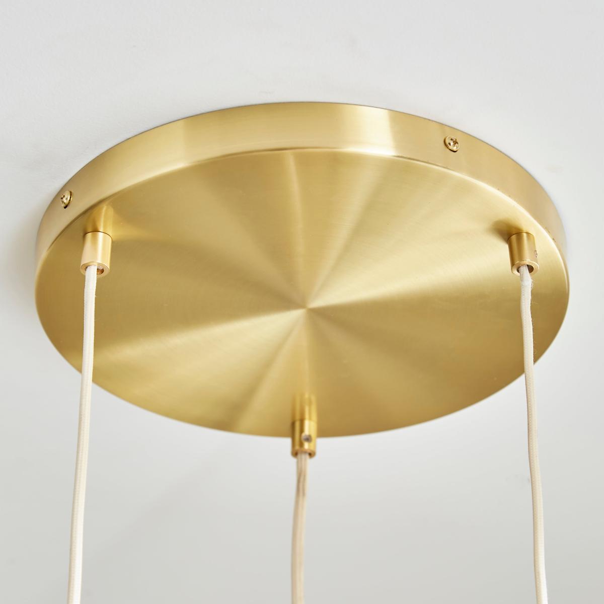 Lacey Alabaster Cluster Ceiling Light Gold – image 4