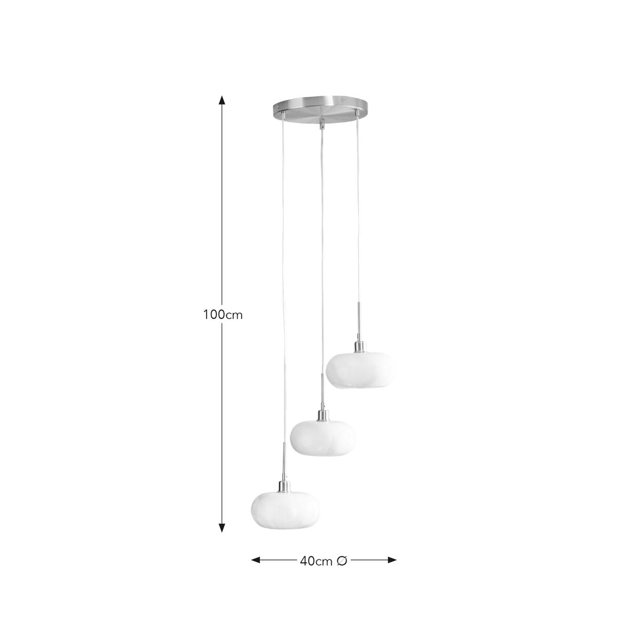 Lacey Alabaster Cluster Ceiling Light Gold – image 6