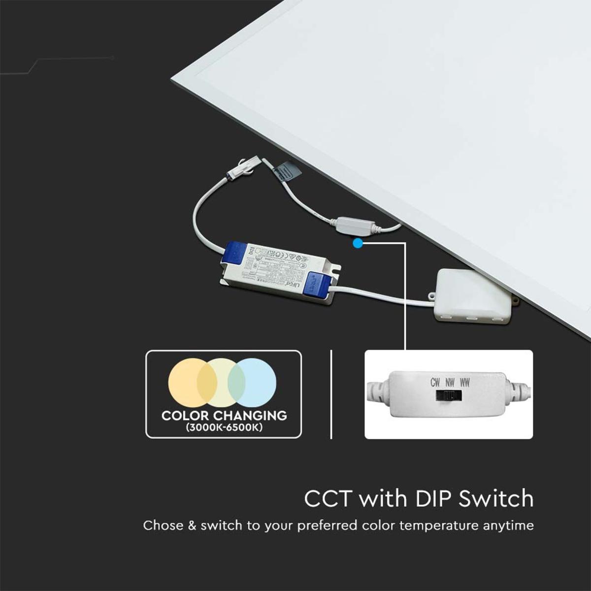 V-TAC LED Back Lit Ceiling Panel Light White – image 7