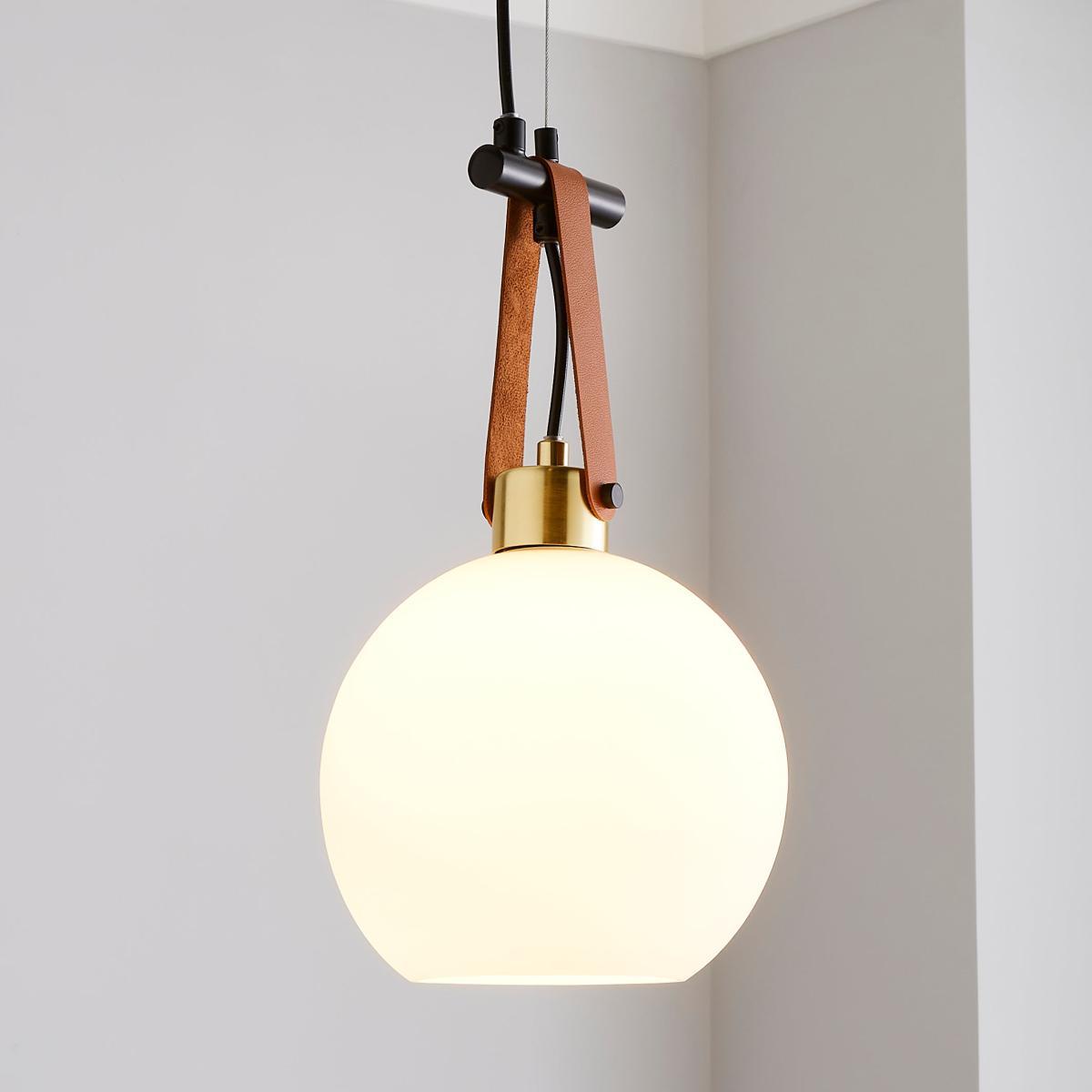Joan 1 Light Pendant Fitting Black – image 1