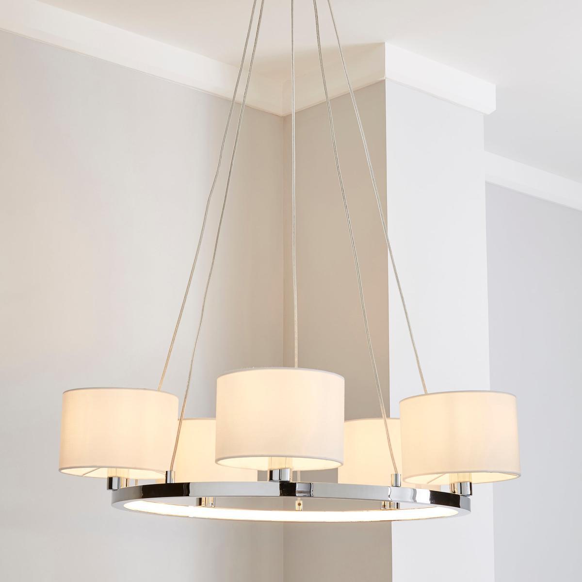 Talinn LED 5 Light Ceiling Fitting White – image 1