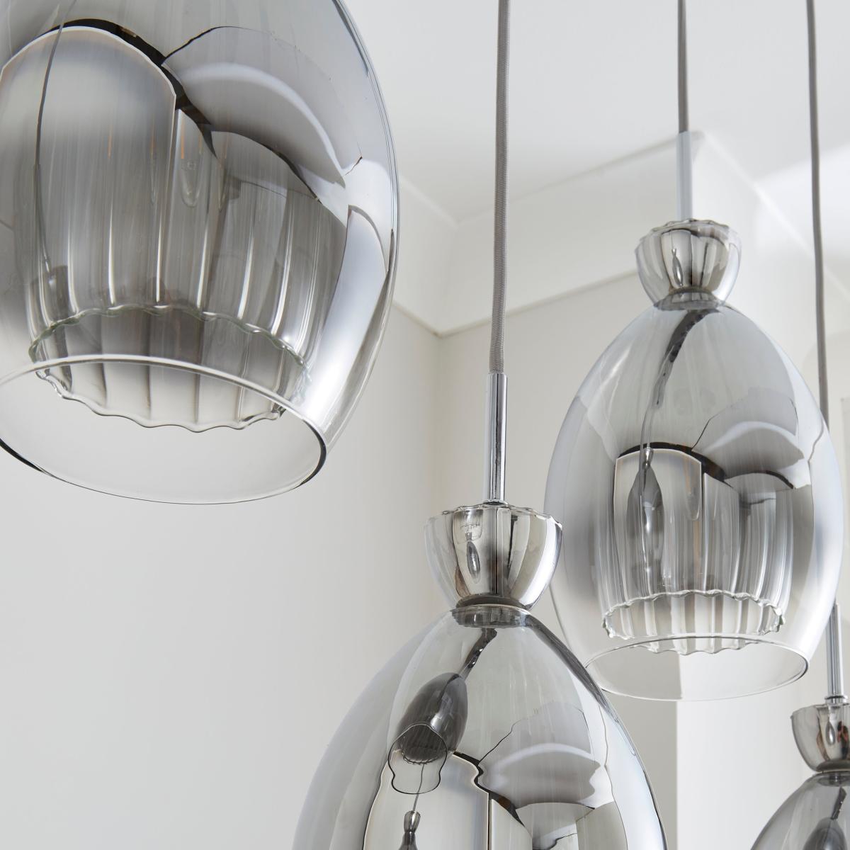 Sylvia 5 Light Pendant Light Silver – image 3