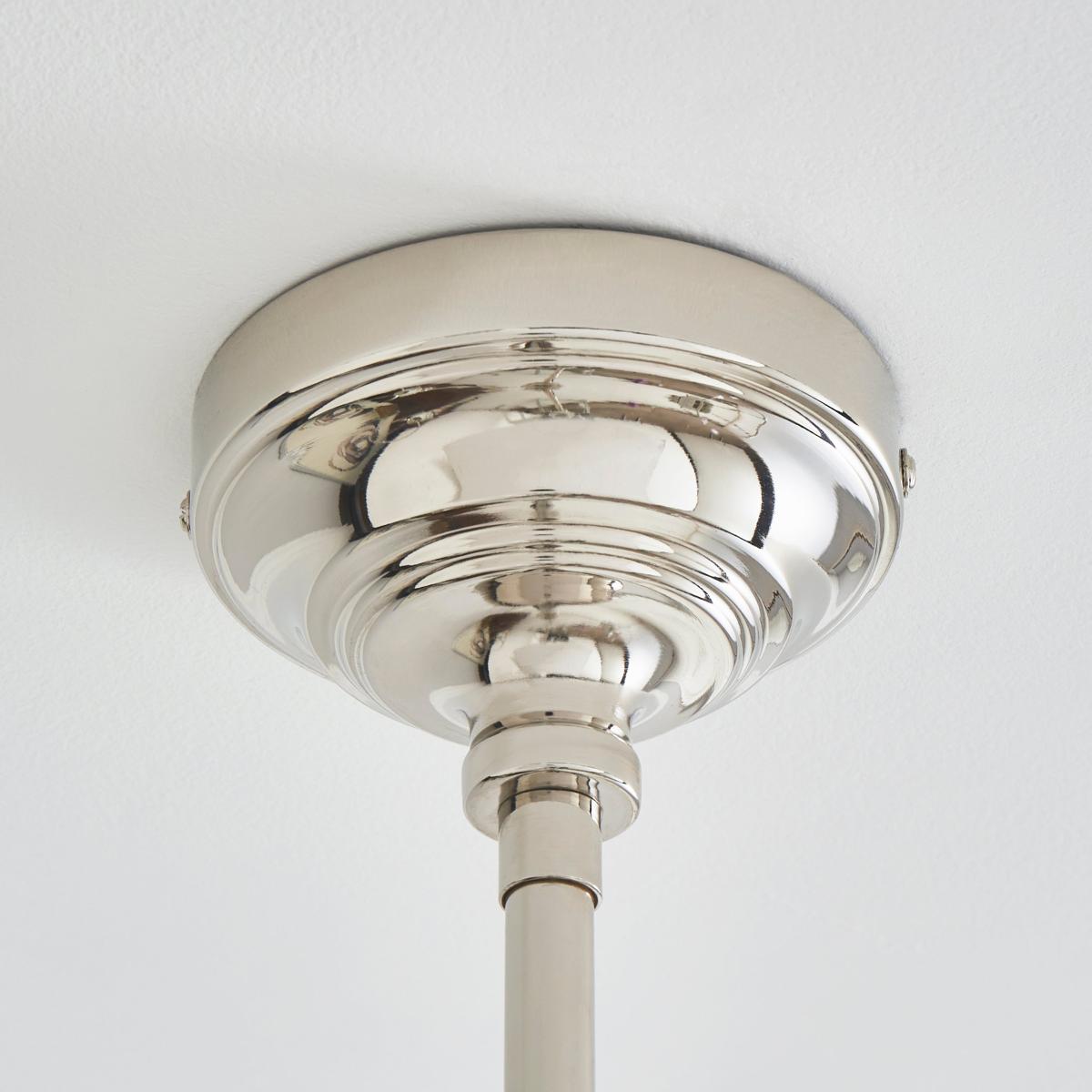 Dorma Bedford 4 Light Polished Nickel Ceiling Fitting Silver – image 4