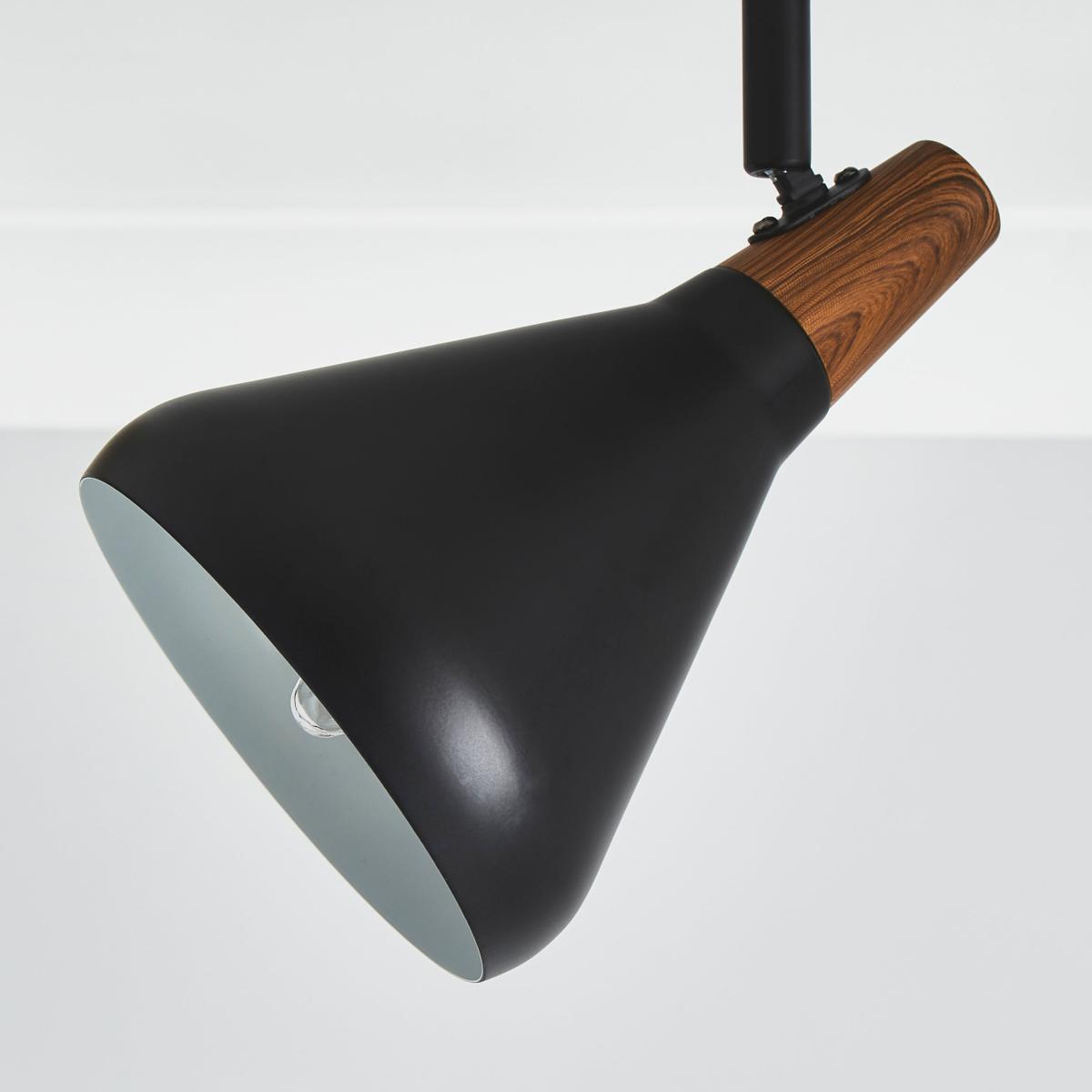 Elements Wolston 4 Light Spotlight Bar Black – image 3