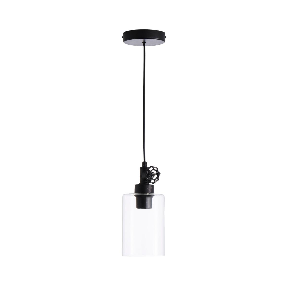 Bates 1 Light Ceiling Fitting Industrial Black – image 5