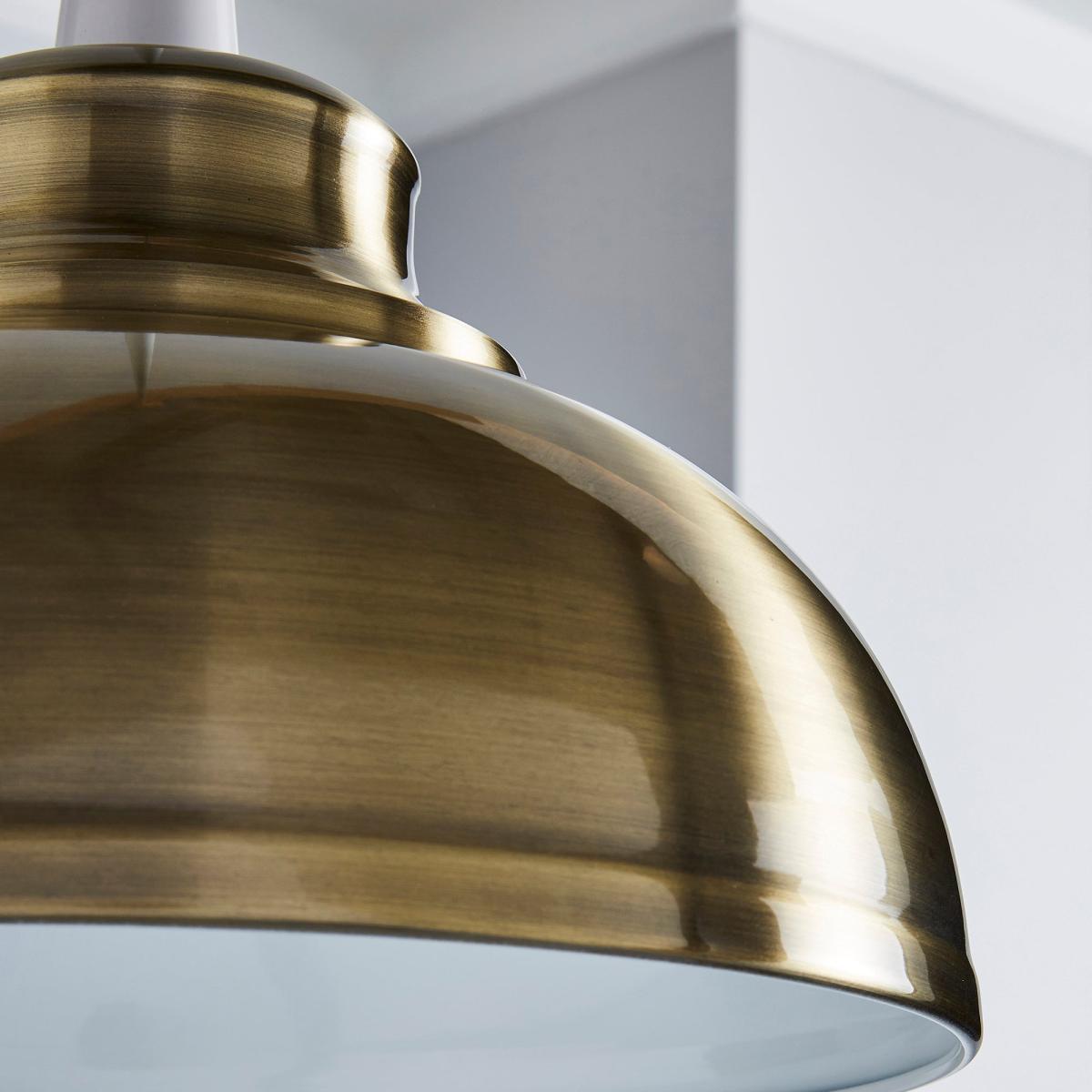 Galley Antique Brass Easy Fit Pendant Bronze – image 3