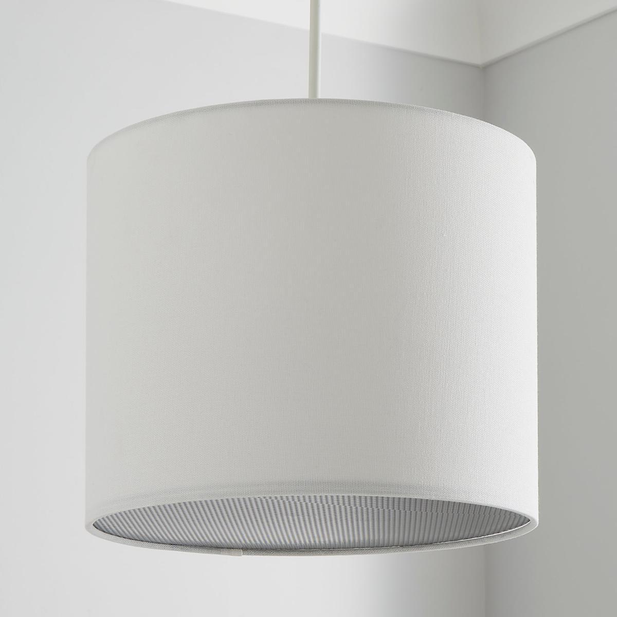 Lisbon Drum Shade With Diffuser White – image 2