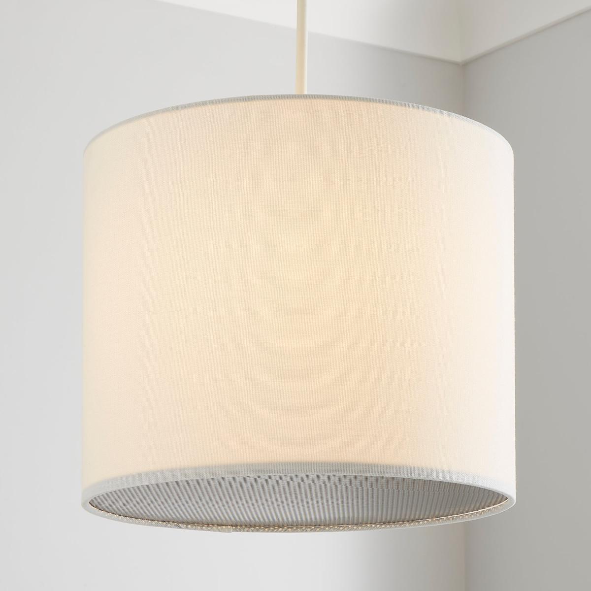 Lisbon Drum Shade With Diffuser White – image 1